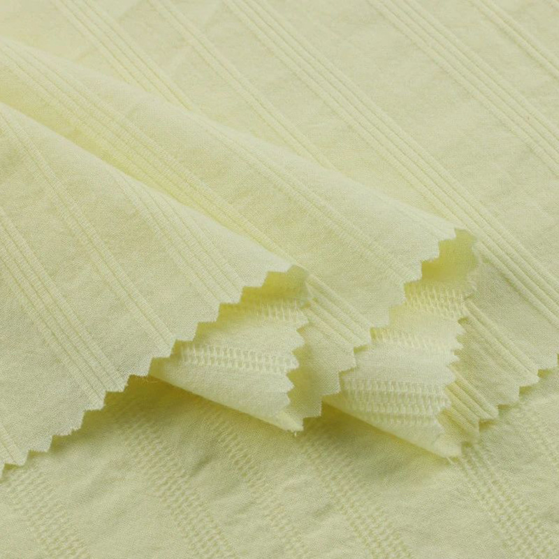 Four-Line Jacquard Cotton Gauze Fabric for Spring and Summer Lolita Women's Dresses and Children's Woven Pure Cotton Fabric
