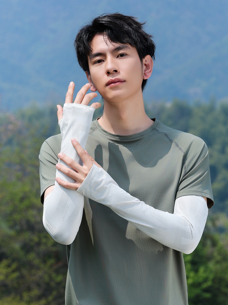 Nylon Loose Sun Protection Ice Sleeve Sunshade Sleeve Outdoor Cycling Men's Driving Sleeve Summer Protective UV Protection Arm Protection
