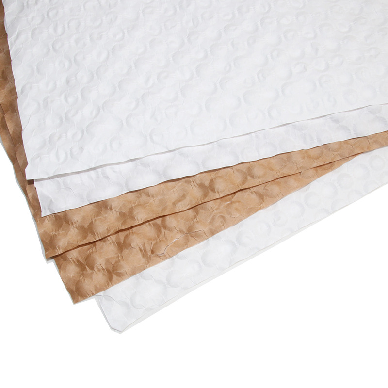 Picture of Biodegradable reusable buffer double-sided shockproof bubble paper express shipping packaging cowhide foam paper pad