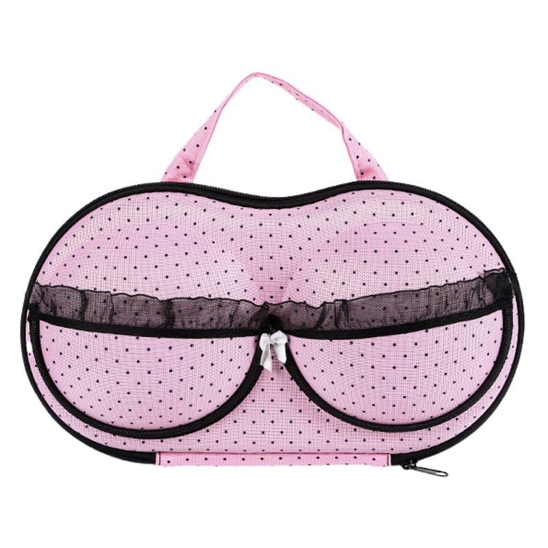 Cross-border EVA bra bag convenient travel underwear underwear storage bag eva styling leopard print chest bag wholesale