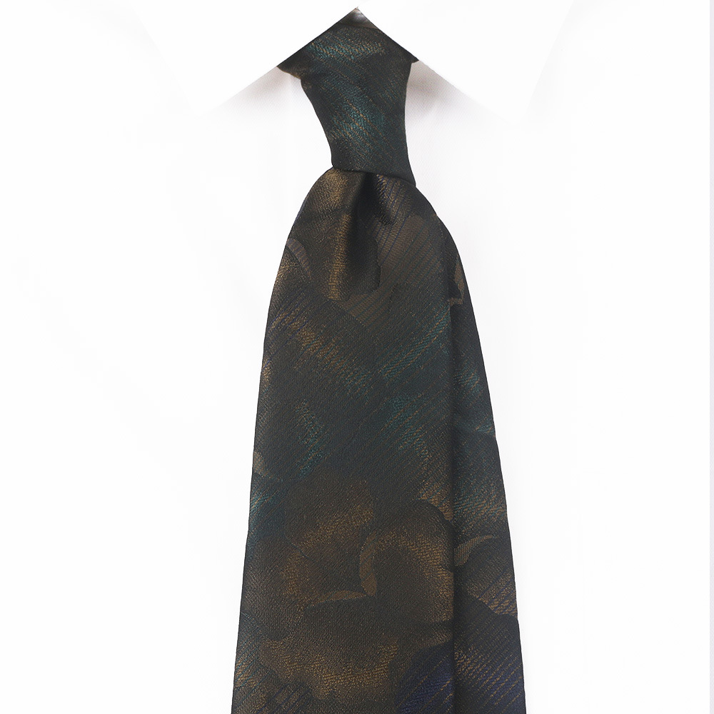 Picture of Tie Men's Dress Korean British Gentleman European and American Style Striped Brown khaki 8CM Hand Tie Professional Fashion
