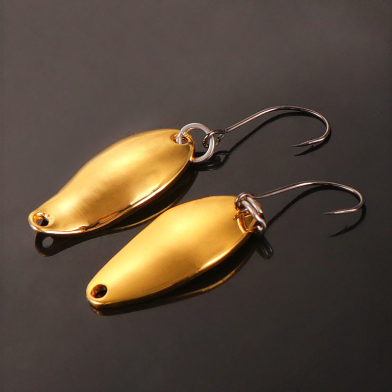 Picture of Ao Long Spoon Type Ma Kou Lu Ya Sequin Freshwater Stream Xi Ge Small Cuo Mui Mandarin Fish White Strip Special Kill Small Hook Single Hook
