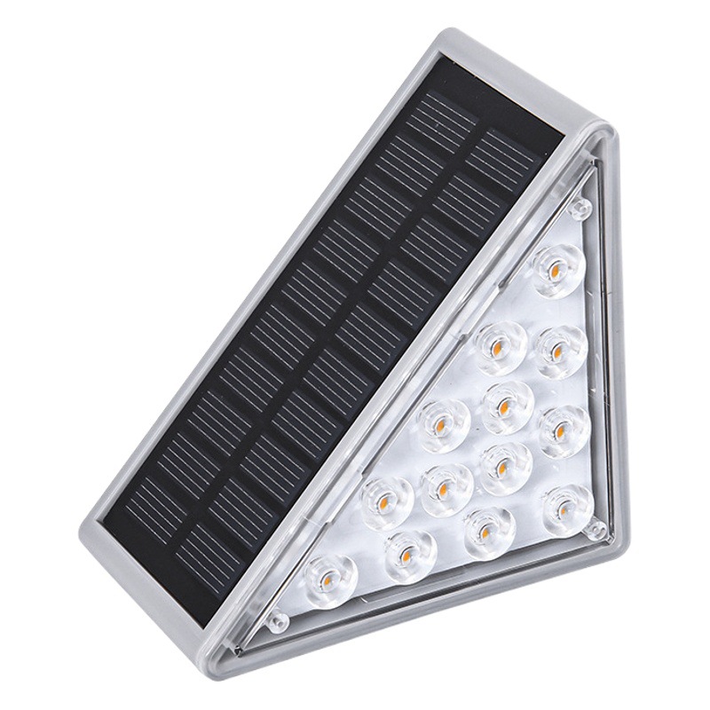 Outdoor solar stair step light ladder step light LED step garden light side luminous wiring-free cross-border