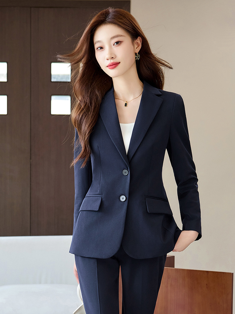 Picture of 2024 Spring and Autumn New Professional suit Women's High-end Sales Jewelry Store Work Clothes Interview Suit Dress Long Sleeve