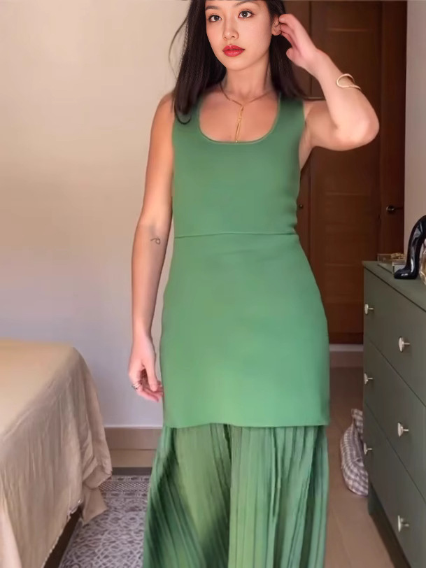 Zr Wholesale 2025 Spring New Women's Design Versatile Slimming Casual Dress