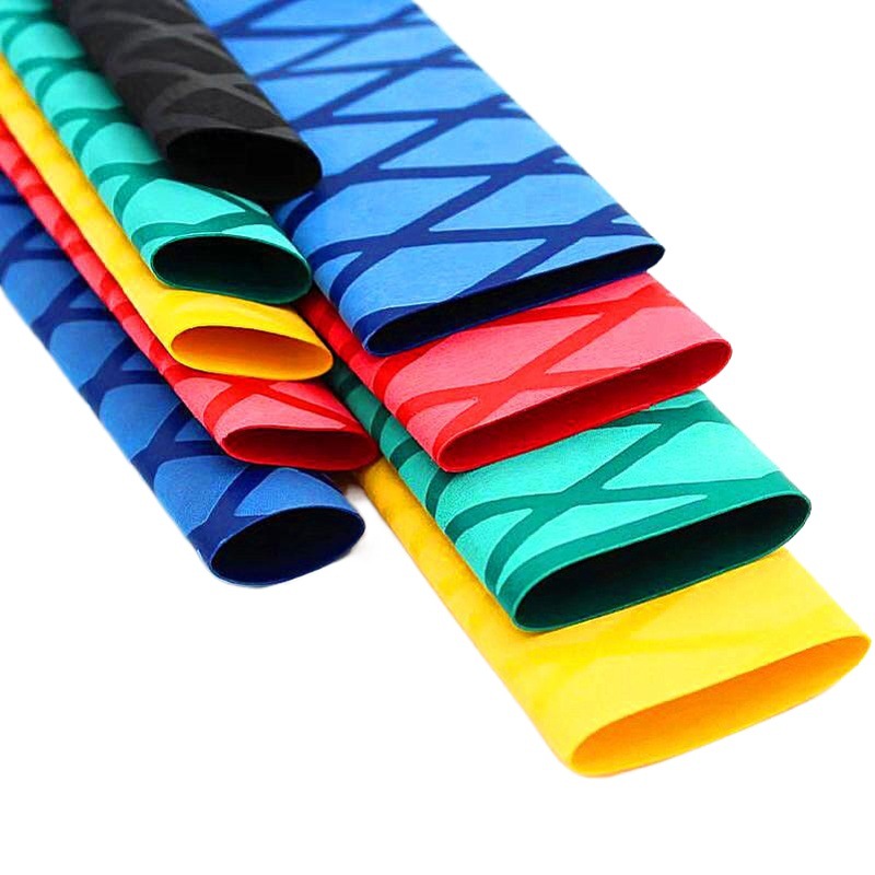 Fishing Rod Handle Cover Heat Shrinkable Tube Colorful Handle Wrap Sweat-Absorbent Tape Fishing Rod Handle Wrap with Anti-Electricity Handle Cover