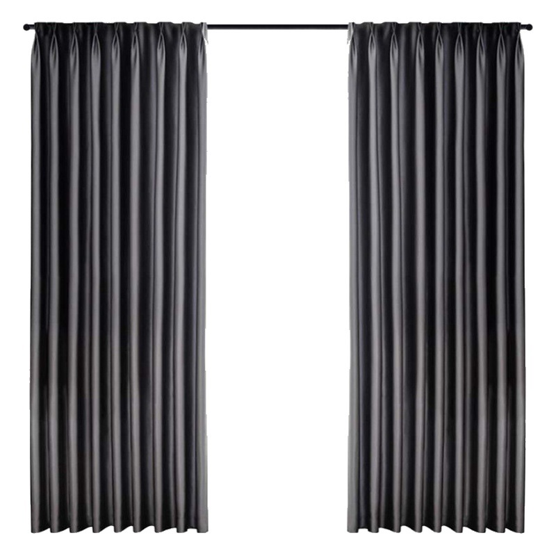 Full Blackout Curtain Thick Black Benny Prague Sunscreen Sound Insulation Curtain Finished Home Decoration Project Hotel