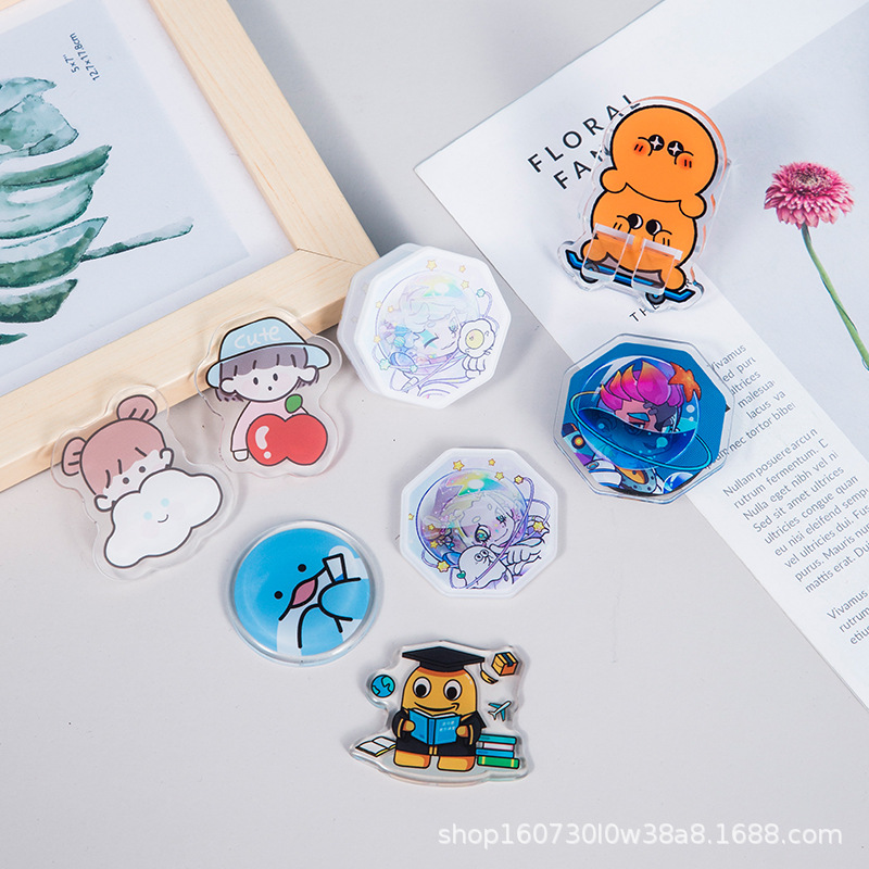 Picture of Acrylic keychain customized cartoon peripheral brand refrigerator stickers customized double-sided small gift pendant wholesale