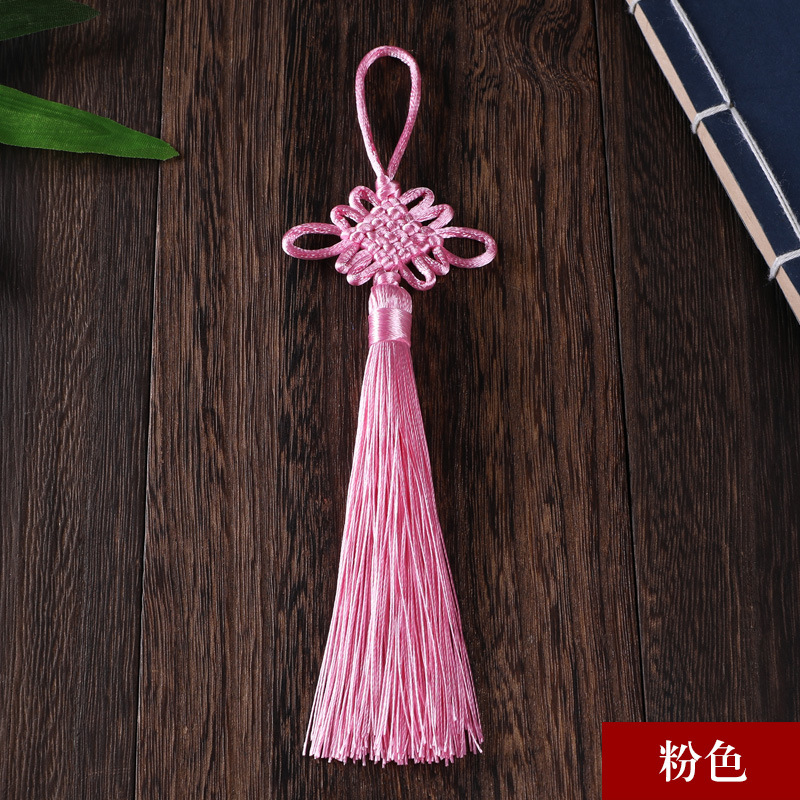 Picture of Chinese knot trumpet pendant exquisite tassel ear 6 plate Fang Sheng knot antique Han clothing decoration gift Accessories Wholesale