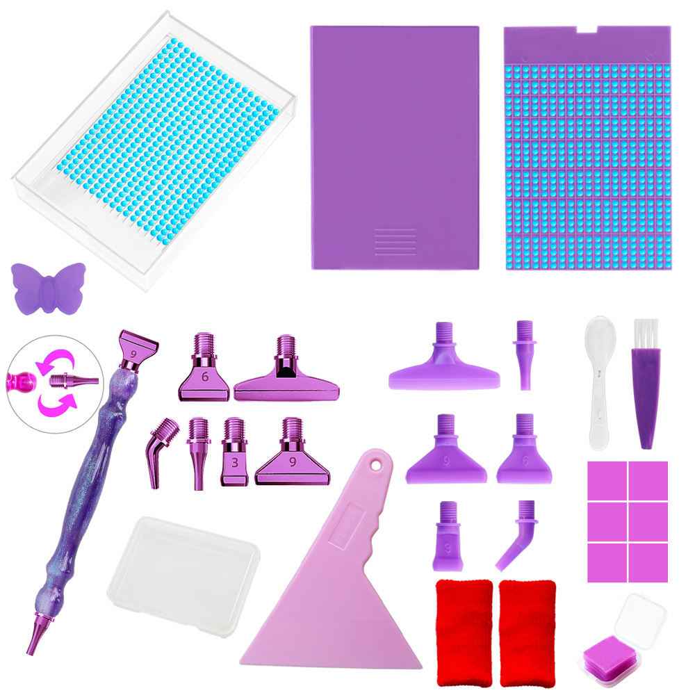 Picture of Diamond Painting New Style Turnout Drill Tray Multifunctional Sieve Drill Point Drill Tray Drawer Funnel Tray DIY Diamond Embroidery Tools suit