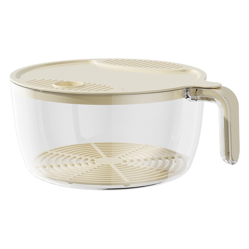 Picture of Household Rice Washing Artifact Rice Washing Basin Large Capacity Hand-held Rice Washing Sieve Fruit and Vegetable Draining Basket Kitchen Rice Washing Basin Rice Washing