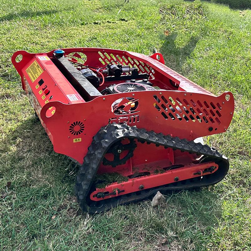 Remote Control Lawn Mower Multifunctional Crawler Weeder Household Small Mountain Weeder Orchard Grass Weeding