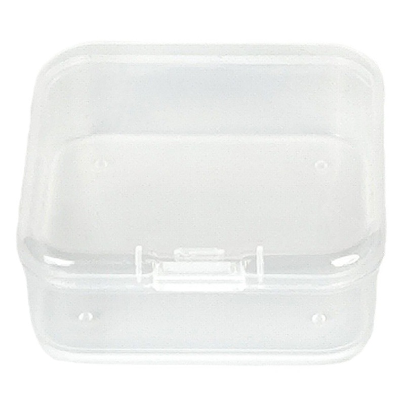 5.5 plastic square storage box with lid ring earrings necklace storage box eating chicken artifact electronic component box