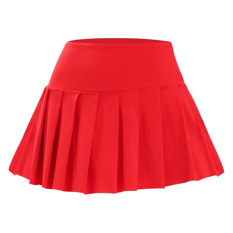 Sun Protection and Anti-Exposure Running Sports Skirt Quick-Drying Fitness Yoga Tennis Skirt Pleated Badminton Golf Skirt