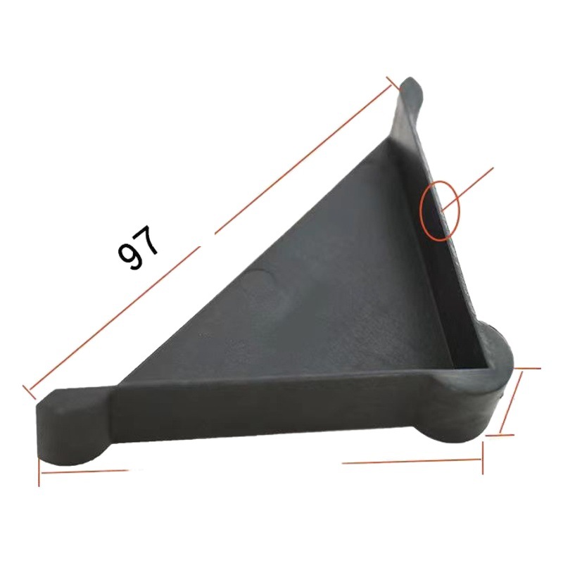 Triangular plastic corner protector wood board glass stone carton rock panel door frame door and window packaging right angle L-shaped corner protector