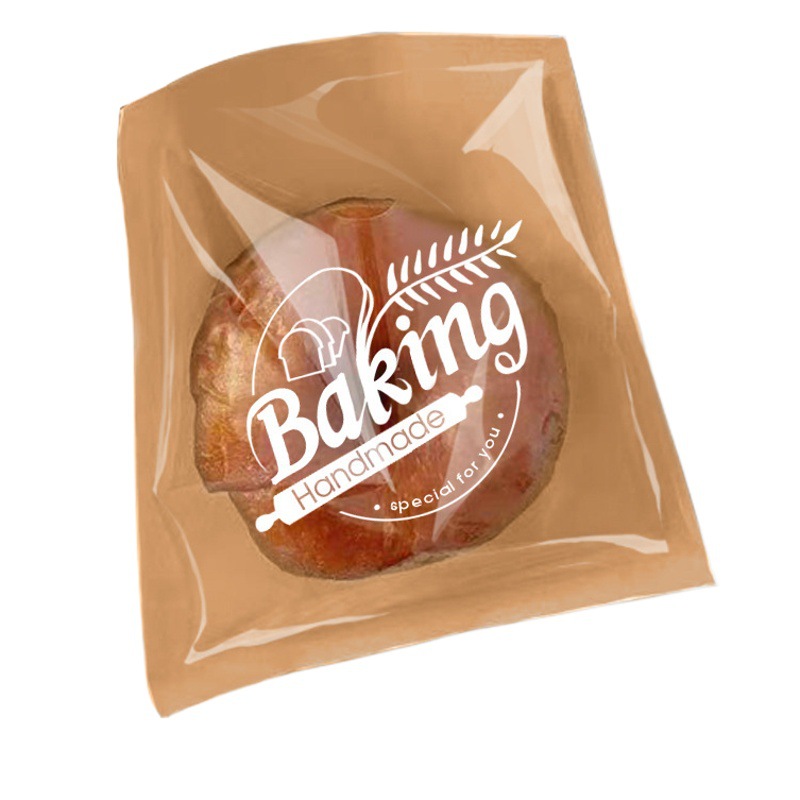 Disposable Sealed Bread Bag Baking Food Packaging Bag Oil-proof Paper Toast Bag Sandwich Donut Cookie Bag