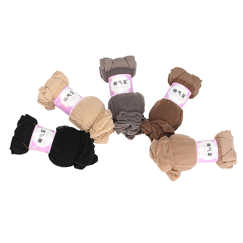 Picture of Ultra-Thin Crystal Stockings, Spring and Summer Toes, Transparent Pairs of Invisible Socks, Night Market Street Stall Short Stockings Manufacturer Wholesale