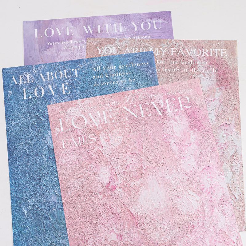 Picture of Art Fan Oil Painting Wrapping Paper Flower Shop Flower Wrapping Paper Flower Wrapping Kraft Paper Atmosphere Wrapping Paper Wholesale