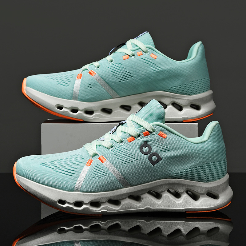 in stock wholesale 2024 new national fashion lightweight sneaker men's lightweight cushioning running shoes breathable fly woven mesh shoes
