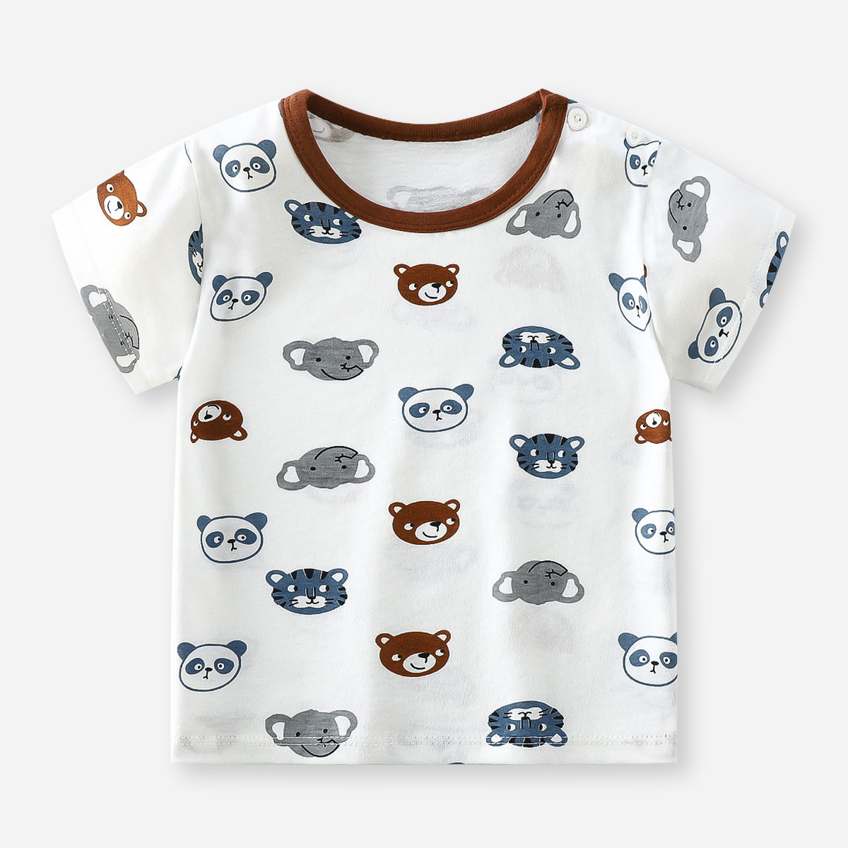 Picture of Children's Short-sleeved T-shirt Cotton New Children's Summer Baby Clothes Boys' Thin Girls' Top Summer Children's Clothing