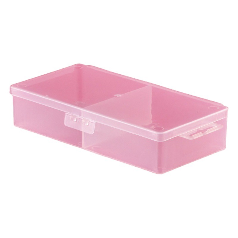 Plastic Screw Box, Hardware Screw Packaging Box, Two-Compartment Plastic Box, Large Quantity and Excellent Price
