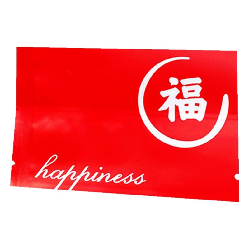 15g Red Fuzi Baking Packaging Bag Snowflake Crisp Bag Festive Biscuit Jewelry Plastic Packaging Bag