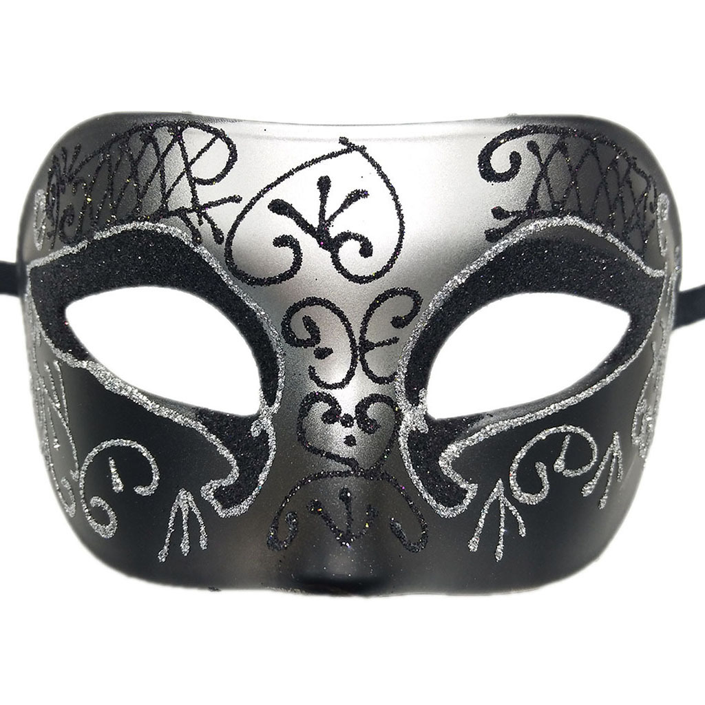 Picture of Men's Masquerade Mask Halloween Ghost Festival Carnival Roman Flathead Mask Show Party Party