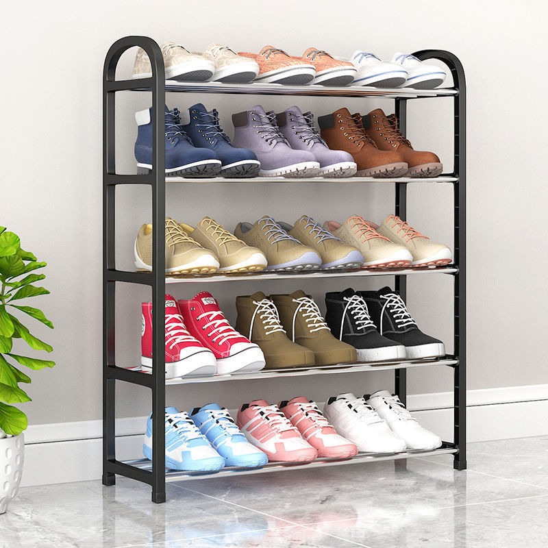 Picture of Simple shoe rack door sturdy bedroom dormitory small shoe rack multi-functional dustproof storage artifact assembly shoe rack
