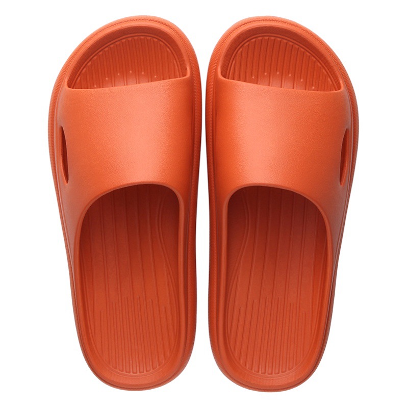 2024 Household Indoor Plastic Slippers for Women Eva Odor-Resistant Bathroom Soft Sole Couple Sandals Wholesale Soft Elastic Style