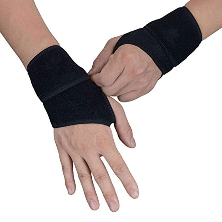 Amazon Cross-border Basketball Sports Wristband Adjustable Wrist Breathable Warm Hand Guard Fitness Weightlifting Guard Wrist Strap