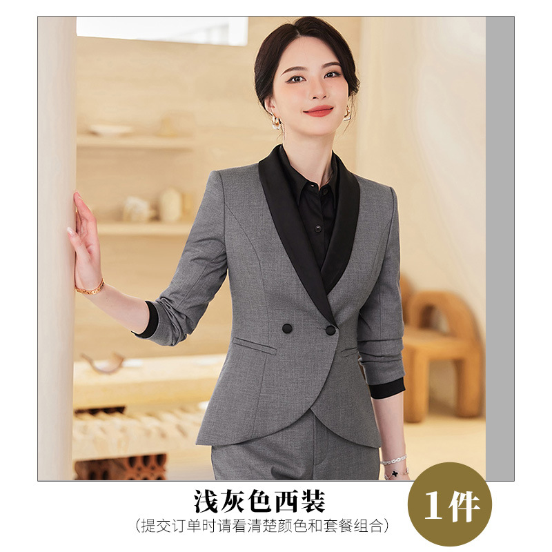 Picture of Temperament Suit Women's Long-sleeved Professional Suit Manager Dress Jewelry Store Work Clothes Teacher Interview Suit Two-piece Suit