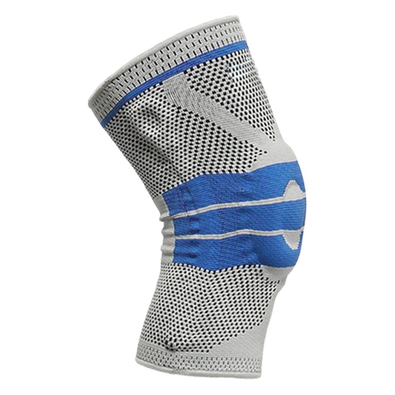 Basketball Fitness Spring Support Silicone Anti-Collision Knee Pads Running and Mountaineering Knitted Non-Slip Sports Knee Pads Can Be Shipped on Behalf of