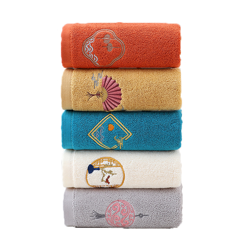 Picture of Jialiya Souvenir Towel, Cotton Non-Fading, Chinese Style Embroidered Face Towel, Gift Selection, Wedding Group Purchase W2919