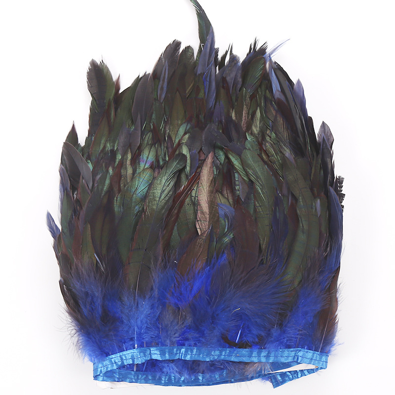 Picture of Factory wholesale diy feather hair green purple swimming cloth feather jewelry crafts decoration accessories clothing accessories