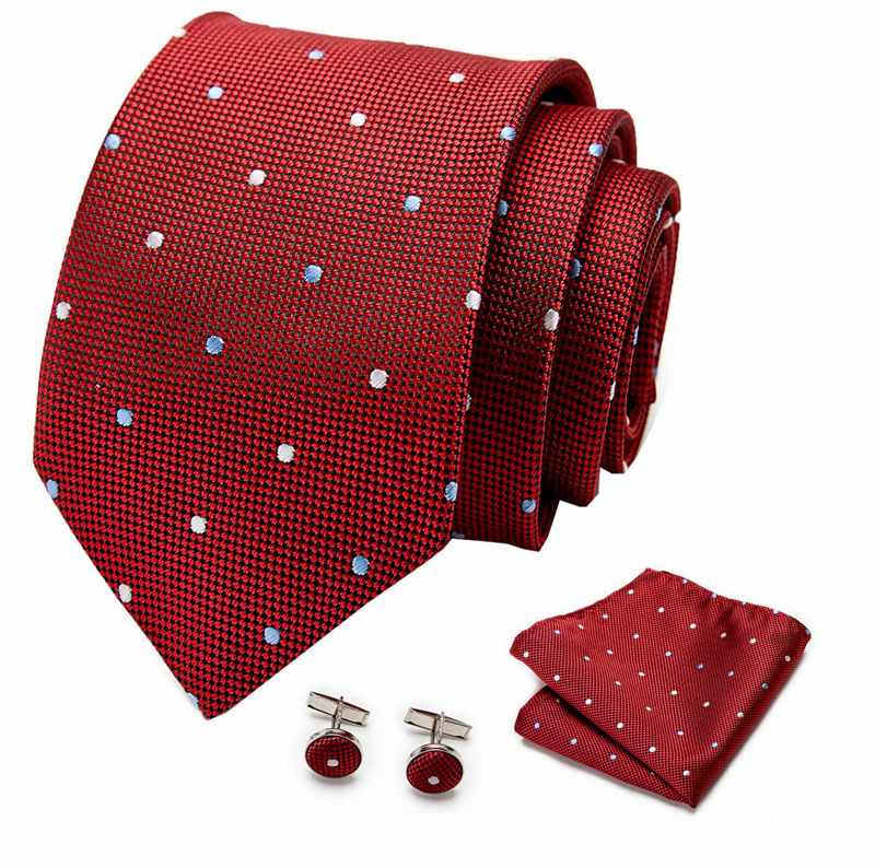 Picture of New Tie in Stock Cross-Border Hot Selling Tie Manufacturer Business Men's Formal Tie Set Ready-Made Fashion Accessories