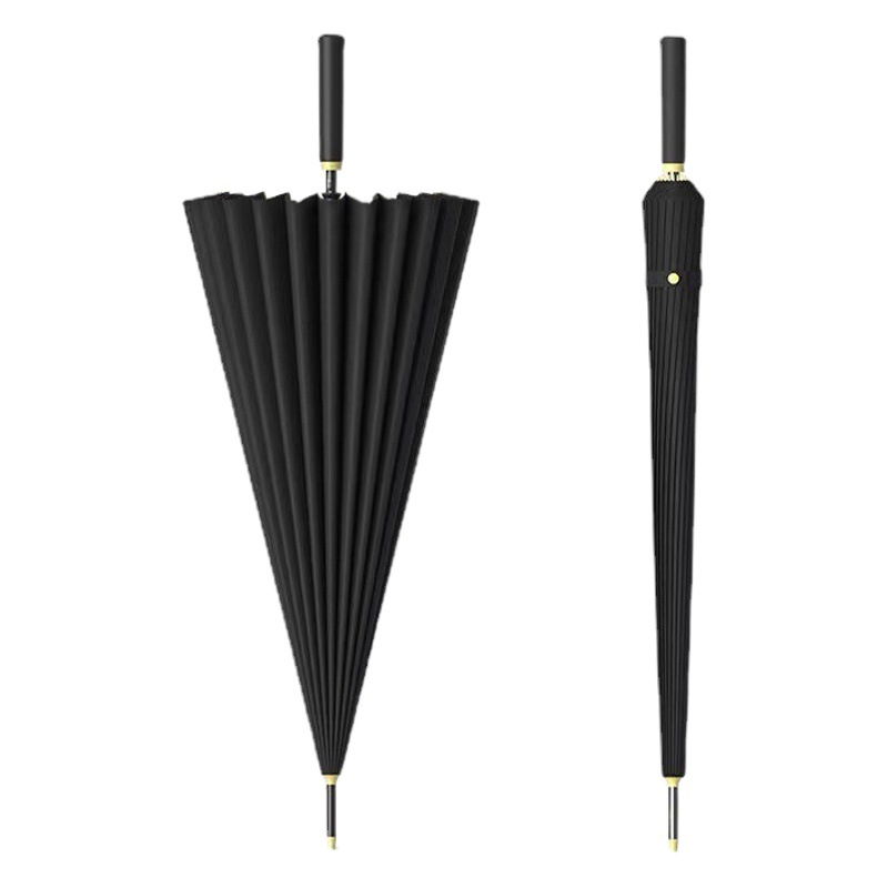 24 Bone Umbrella Long Handle Umbrella Large Straight Rod Umbrella Vintage Gift Printing Advertising Umbrella Business Men Shangyu Umbrella