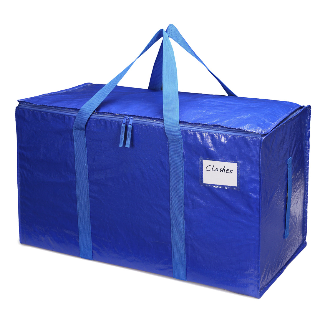 Picture of in stock Packing Moving Bag Thickened Woven Material Large Capacity Clothes Quilt Storage Bag Travel Outdoor Luggage Bag