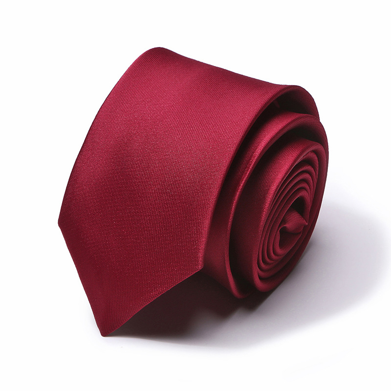 Picture of Tie spot tie polyester silk tie manufacturer 8cm business men's formal wear wedding studio tie