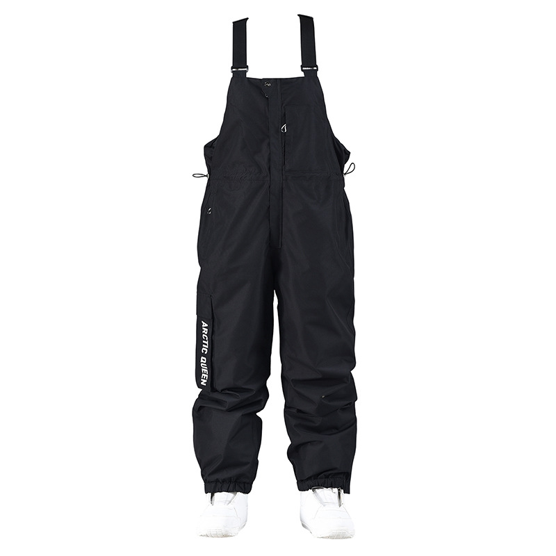 Picture of Ski suspenders for men and women OVER SIZE winter outdoor windproof snowboard pants one-body snow pants warm