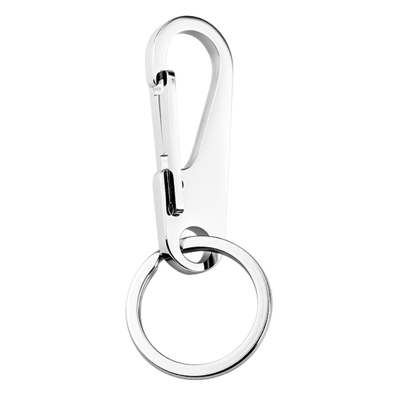 Business boutique 304 stainless steel key chain metal high-end car key chain men's waist hanging key chain wholesale