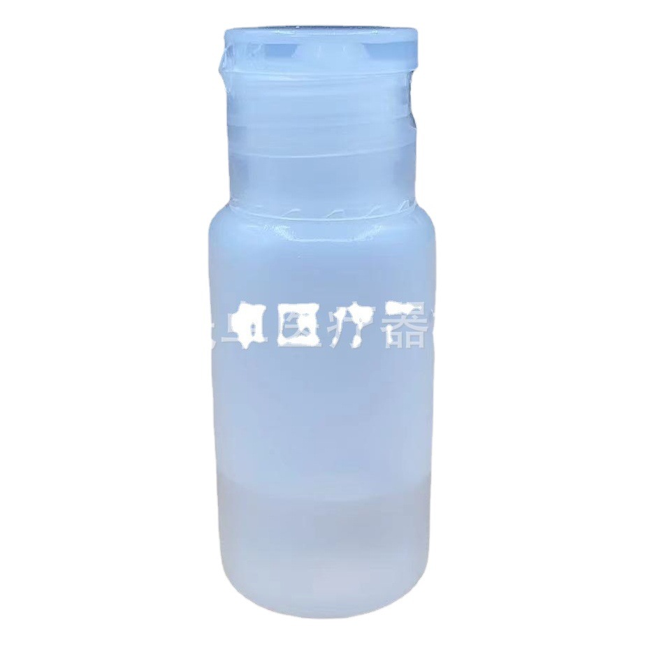 PE translucent butterfly lid flip flat lid manufacturers PE plastic translucent 100ml packaging white plastic bottle