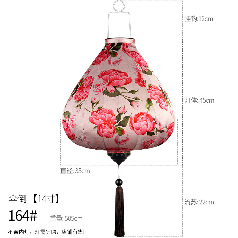 Picture of Mid-Autumn Festival Lantern ancient style decoration outdoor waterproof holiday atmosphere decorative lamp classical Chinese style antique lantern pendant