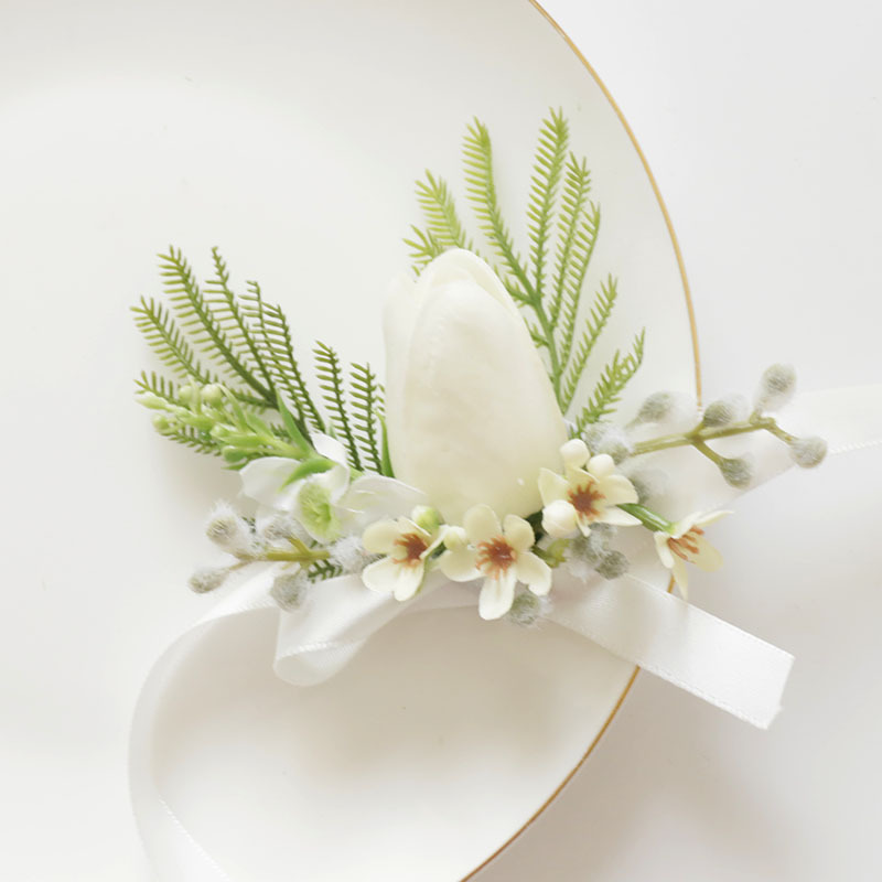 Picture of 237 Western-style business celebration corsage hand flower wedding supplies artificial flower studio photo props White series