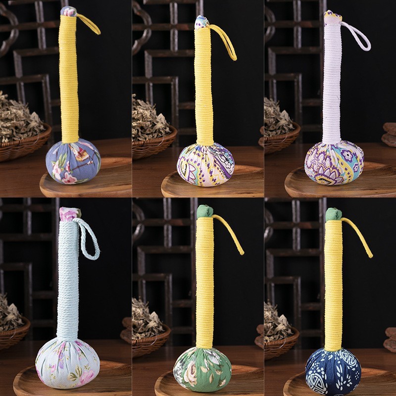 Picture of Hot-Selling Mugwort Hammer Moxibustion Massage Hammer Handmade Hammer Tapping Hammer Household Back Massager Cervical Hammer Wholesale Mugwort Health Care