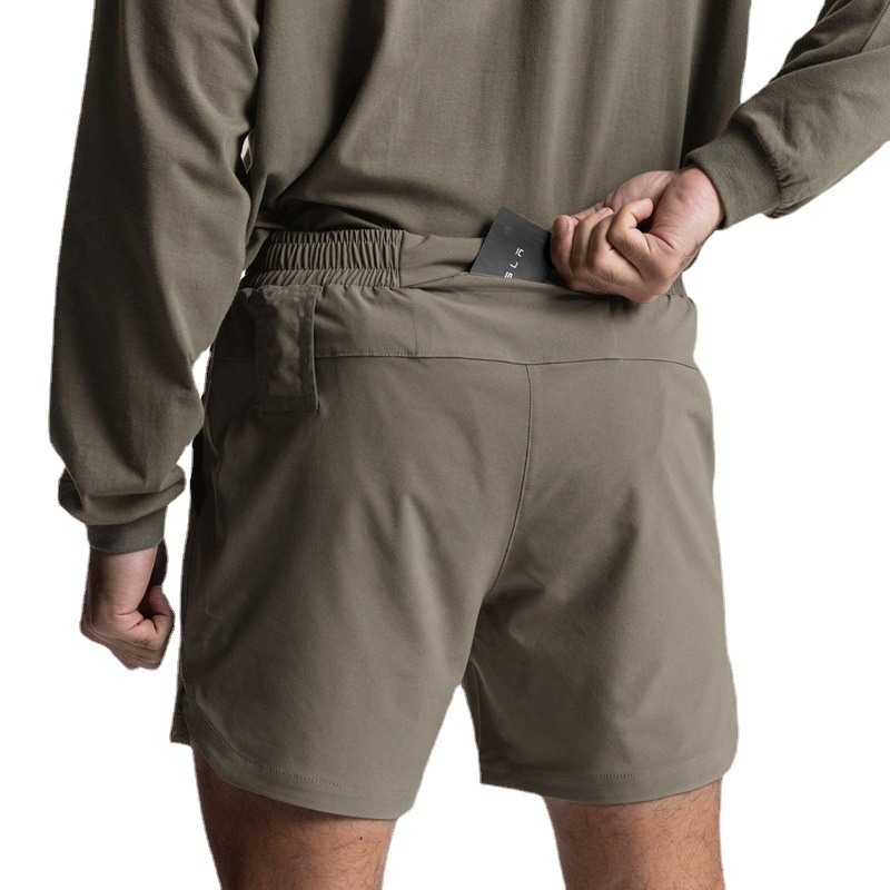 Men's Sports Quick-drying Shorts Single-layer Stitching Loose Fitness Training European-size Basketball Shorts