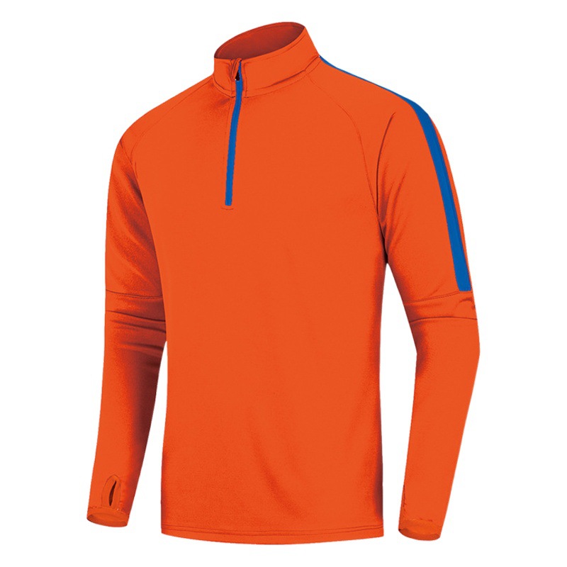 Children's Adult Family Dress Half-Zip Vertical Collar Sweatshirt Casual Sports Jacket Running Clothes Basketball Football Training Clothes