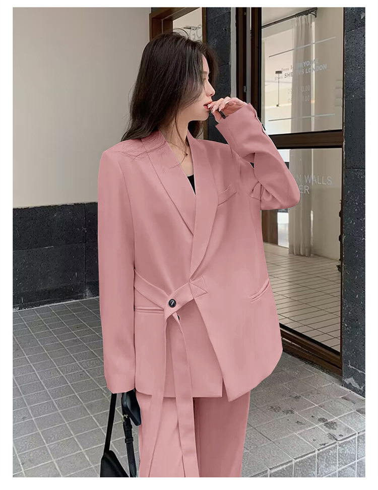 Spring and Autumn New Korean Style Loose Casual Small Suit Jacket Women's Internet Celebrity Fried Street All-match Suit Women's Top British Style