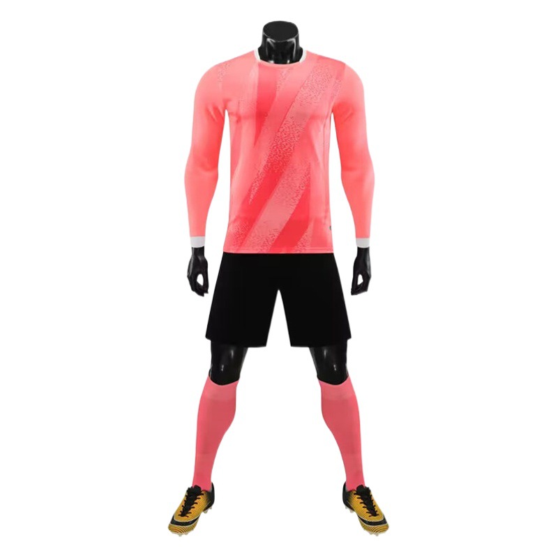 One-piece delivery sports long-sleeved training uniform student football uniform football uniform suit men's competition team uniform adult children