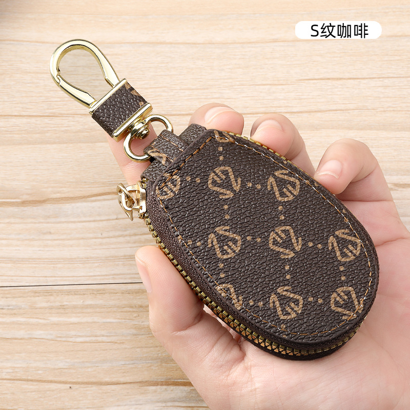 Picture of New key case men's and women's multi-functional new mini women's bag large capacity men's home zipper car key chain