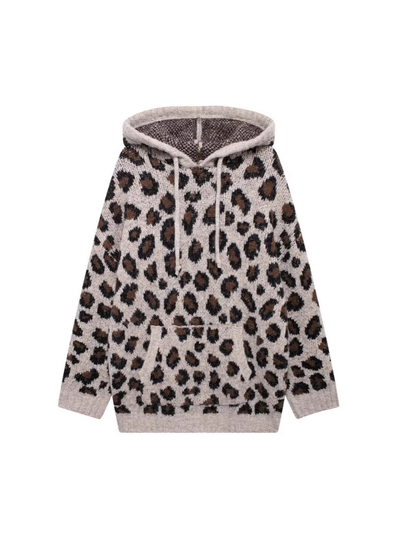 Cross-border European and American wind AliExpress explosions women's foreign trade wholesale ZR in stock animal pattern jacquard knitted sweater